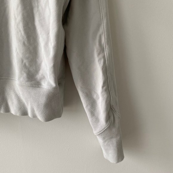 Lululemon Cropped Grey Blue Crewneck Sweatshirt - Picture 5 of 5